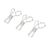 HEEPDD Clips de Tarjetas de Mesa de Metal de 10 Piezas, Soportes de Hierro Resistentes para Tarjetas de Lugar y Pantallas de menú, 70 Mm para Bodas, Fiestas y Restaurantes (SILVER)