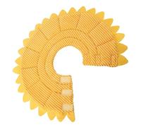 HEEPDD Collar de Recuperación para Mascotas, Collar Ajustable de Algodón con Diseño de Girasol Elizabeth para Perros y Gatos, Cono Protector Suave para la Curación de Heridas (Talla 5 Circunferencia