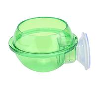 HEEPDD Comedero con Ventosa para Reptiles, Accesorio Seguro para Superficie Lisa, Cuenco Transparente para Observación de Alimentos Vivos, Cuenco de 2,1 Pulgadas de Diámetro, Ideal para Tortugas,
