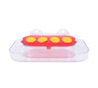 HEEPDD Comedero para Pájaros con Ventana Transparente, Alimentador de Agua con Ventosa, Bebedero Transparente Nan de 7,8x4,7 Pulgadas