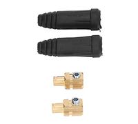HEEPDD Conector Rápido de Cable de Soldadura, Latón, Corriente Nominal 315A, Accesorio para Máquina de Soldadura Eléctrica, para Usuarios del Modelo DKJ35-50 Conector Rápido de Cable de, Herramientas