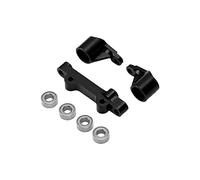 HEEPDD Conjunto de Ensamblaje de Aleación de Aluminio de Actualización de Dirección de Automóvil RC Rojo para Losi 1 18 Mini T 2.0 2WD, Reemplazo de Grupo de Dirección de Precisión, Piezas Livianas