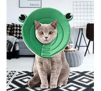 HEEPDD Cono para Perros, Perros Después de la Cirugía, Tamaño de Cuello Ajustable, Curación de Heridas Anti Lamidas para Grandes Cono para, Collar de Recuperación Cómodo para Suministros para Nan (S)