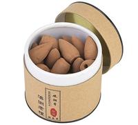 HEEPDD Conos de Incienso, 40 Piezas de reflujo Natural de sándalo con Flujo de Humo, Grano fragante para Uso Interior, relajación, positividad, Yoga, meditación