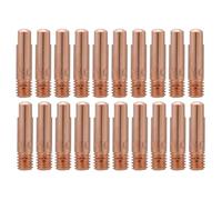 HEEPDD Consejo de Cobre de 20 Piezas para la Antorcha de Soldadura de 15ak Migmag, Montaje Fácil, Ajustado para la Antorcha de Soldadura de 15ak Migmag, Montaje Fácil, Ajustado para la (1.0)