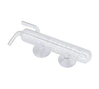 HEEPDD Contador de Burbujas de Vidrio, para la Regulación del Aquarium CO2, Configuración de Agua Caliente Fácil, Llenue el Agua a Través del Orificio de succión.