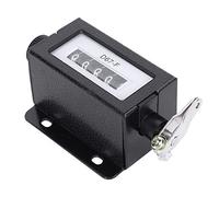 HEEPDD Contador Mecánico de 5 Dígitos, Plástico, Reiniciable para Aplicaciones de Conteo de Maquinaria y Textiles Componentes de Control Industrial