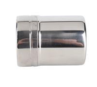 HEEPDD Contenedor de Condimentos de Acero Inoxidable Tapa Agitadora Tarro de Condimentos para Sal Pimienta Café en Polvo 2 Tamaños Pequeño 3.0 X 2.0 X .0 Mediano 3.4 .7 Pulgadas Olla de Metal Segura