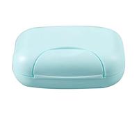 HEEPDD Contenedor de de Viaje, Soporte de Portátil Portátil a Prueba de Fugas para Acampar el Baño Al Aire Libre que Viaja 4.72x3.15x1.77in Nan (BLUE)
