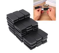 HEEPDD Contenedores de Lata Superiores de Deslizamiento 60 Paquete de Lata Rectangular Pequeña con Tapa Deslizante 2.4x1.3x0.4 Pulgadas para el Almacenamiento de Joyas de Bálsamo