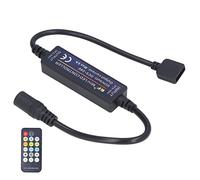 HEEPDD Controlador Atenuador LED, 3 Modos de Temperatura de Color, Control Remoto para Tiras de Luces LED y Controlador Atenuador para Uso Doméstico, Diseño de Plástico con Renovación del Hogar Nan