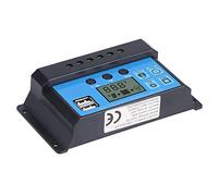 HEEPDD Controlador de Carga Solar de Doble Puerto USB Regulador de Panel Confiable para Uso Comercial Industrial ABS Black 1 Pack