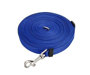 HEEPDD Correa de Luz Larga de Ajustable para Perros Grandes para el Entrenamiento de Acampar Deambulando (Blue)