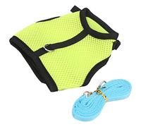 HEEPDD Correa para el Pecho del Hámster, Arnés de Tracción de Malla de Animal Pequeño Chaleco de Tracción Transpirable Correa Pequeña para Caminar Suministros para Mascotas para Chinchilla Conejo