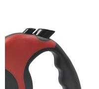 HEEPDD Correa para Perros Retráctil con Control de Botón Grande, Mango Cómodo Cinturón de Seguridad para Mascotas Correa para Caminar Correa para Mascotas 16.4 Pies para Perros Gatos (Rojo)