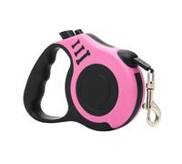 HEEPDD Correa Retráctil para, Cinta de Nailon de 16.4 Pies, Telescópico Antideslizante Automático, Bloqueo de Freno con una Mano, Tractor Portátil para Mascotas para Perros Pequeños y (Pink)
