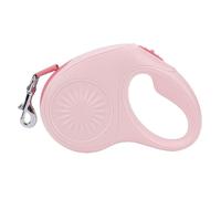 HEEPDD Correa Retráctil para, Cinta para Mascotas de 16.4 Pies con Diseño Telescópico Automático para Caminar Al Aire Libre, Agarre Ergonómico Material ABS TPU para Perros Pequeños, (Pink)