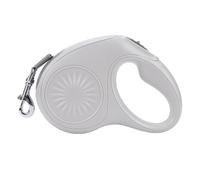 HEEPDD Correa Retráctil para, Cinta para Mascotas de 16.4 Pies con Diseño Telescópico Automático para Caminar Al Aire Libre, Agarre Ergonómico Material ABS TPU para Perros Pequeños, (Gray)