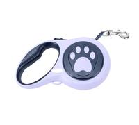 HEEPDD Correa Retráctil para Perros Pequeños Telescópica Automática de 17 Cm Compacta para Mascotas Medianas, el Cable sin Enredos Reduce los Tirones, Agarre Cómodo para Paseos Diarios (Black)