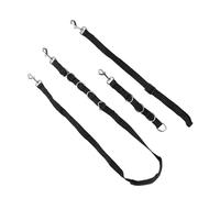 HEEPDD Correas para el Vientre para el Cuidado de Perros, Banda de Extensión de Bucle Ajustable de Nailon para Perros y Gatos Pequeños y Medianos con Soporte Cómodo (Black)