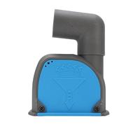 HEEPDD Cubierta Antipolvo para Amoladora Angular para 4 a 4,5 Pulgadas, Rueda Redonda Plana en Forma de V, Corte con Ranuras para Piso de Pared, PA66 y Material de Hierro, Profundidad de Ranura de 9