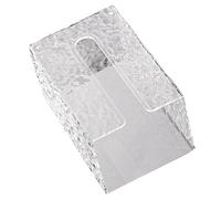 HEEPDD Cubierta para Caja de Pañuelos, Dispensador Organizador de Papel de Plástico Montado en la Pared, Diseño Moderno para Baño, Dormitorio, Cocina con Suministros de Almacenamiento de Gran