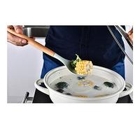 HEEPDD Cuchara de Cocina con de Madera de Silicona, Material de Calidad Alimentaria, 32 Cm de Longitud, Ideal para Mezclar y Hornear, Perfecta para Entusiastas de la Cocina Casera (GREEN)