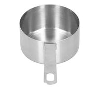 HEEPDD Cuchara Medidora de Acero Inoxidable 304, Sanitaria a Prueba de óxido con Escala Transparente para Medir Harina de Condimento en Polvo de café, Accesorios de Cocina para Hornear (1/3 taza)