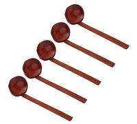 HEEPDD Cucharas Japonesas de Concha de Tortuga Cucharas de Madera de Concha de Tortuga Japonesa, Utensilios de Haya Pulidos a Mano para Mezclar y Degustar Alimentos en la Cocina del Hogar o (Color