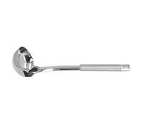 HEEPDD Cucharón de Sopa Separador de Aceite de Acero Inoxidable, Cuchara de Cocina de Acero Inoxidable 304 para Salsas y Guisos, Utensilio de Cocina de 12,4 Pulgadas