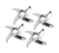 HEEPDD Cuchillas Trituradoras de Acero Inoxidable, Cuchillas Picadoras Duraderas para Moler Carnes y Mariscos sin Esfuerzo, Juego de Repuesto de 4 Piezas para Uso en Cocina Componentes de