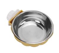 HEEPDD Cuenco Colgante para Mascotas, con Diseño Desmontable, Cuenco de Agua para Alimentos para Mascotas con Forma de Calabaza para Perros y Gatos Colgante para, de Acero Inoxidable para Jaula,