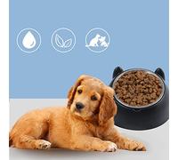 HEEPDD Cuenco para Perros y Gatos, Alimentación y Bebida 2 en 1, Diseño de Inclinación de 15°, Base Antideslizante, para Uso Doméstico (Perros)