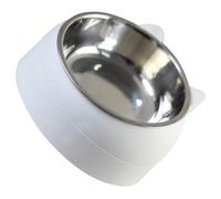 HEEPDD Cuenco para Perros y Gatos, Alimentación y Bebida 2 en 1, Diseño de Inclinación de 15°, Base Antideslizante, para Uso Doméstico (Gato)