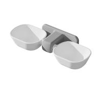 HEEPDD Cuencos Elevados para Gatos, Juego de Cuencos de Agua y Comida para Mascotas Montados en la Pared, Diseño Duradero para una Cómoda para Comer, Ahorro de Espacio para Gatos y Perros