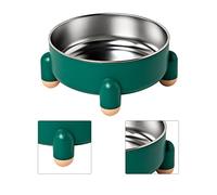HEEPDD Cuencos para Perros, Cuenco de Comida para Gatos, Plato de Alimentación Poco Profundo Antideslizante para Gatos y Cachorros de Interior, Cuencos para Perros, Cuenco de Comida para,
