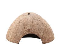 HEEPDD Cueva de escondite para Reptiles, Concha de Natural, decoración para casa de Acuario, escondite para Tortuga, Lagarto, Serpiente, araña, dragón, Gecko