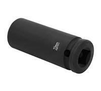 HEEPDD Dado Profundo Hexagonal de Impacto, Acero, Extremos Biselados para un Uso Fácil, Juego de Dados de 21/22/24 Mm para Mecánicos y Entusiastas del Bricolaje (22MM)