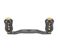 HEEPDD de Carrete de Pesca de Fibra de Carbono, Resistencia Liviana para un Lanzamiento Suave, Reemplazo Universal de Baitcaster de 95 Mm y 3,75 Pulgadas para Pescadores de Agua Dulce y Salada (Gold)
