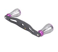 HEEPDD de Carrete Giratorio Reemplazo de Carrete de Metal de Carbono Agarre Oscilante 95 Mm Perilla de de Pesca Izquierda Derecha 38 G con 10,5 Cm de Longitud para Pescadores de Baitcast (Purple)