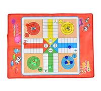 HEEPDD de Tablero No Tejido de Serpientes y Escaleras, Juego de Ajedrez y Cartas de Ludo para Niños, Deportes de Ocio
