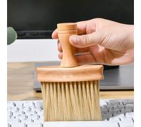 HEEPDD Detalle del Teclado de la Manija de Madera Cepillo Ligero Multifuncional Herramienta de Limpieza del Interior del Automóvil