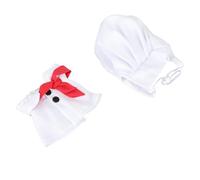 HEEPDD Disfraz de Chef para Mascotas, Traje Ajustable Lavable para y Gato con Linda Capa y Sombrero para Diversión en la Cocina (S)