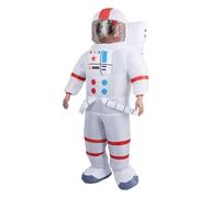 HEEPDD Disfraz de Spaceman Inflable Ligero para Adultos Potentes Sopladores de Soplón de Soplado Cosplay Cumpleaños 210t Poliéster
