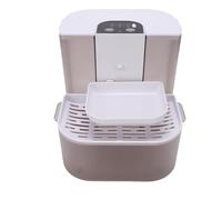 HEEPDD Dispensador Automático de Agua de Mascotas, Innovador Regulación de la Temperatura de Diseño de Inclinación del de Doble Filtración Fuente de Bebida para Gatos y Perros