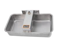 HEEPDD Dispensador Automático de Agua para Mascotas, Cuenco de Agua para Mascotas de Acero Inoxidable con Diseño de Flujo Continuo, Tamaño Compacto Cuadrado, para Perros, Gatos y Otros