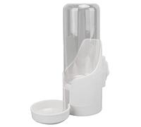 HEEPDD Dispensador Automático de Agua para Mascotas, Sistema de Alimentación por Gravedad Que Garantiza una Hidratación a Prueba de Derrames para Perros, Gatos, Conejos, Capacidad de 15 Oz, Tazón de
