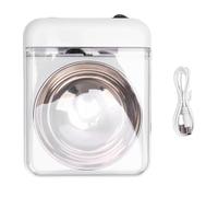 HEEPDD Dispensador Automático de Alimentos para Mascotas, Tazón Elevado de 350 Ml con Tapa del Sensor Infrarrojo USB Recargable para Perros Gatos