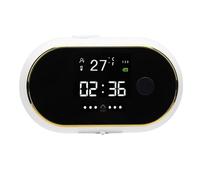 HEEPDD Dispensador Automático de, Dispensadores de para Encimera, Funcionamiento sin Contacto, Pantalla Digital, Ideal para Baño y Cocina, Dispensador Automático de, Material ABS, Baño Nan (White)