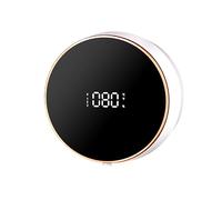 HEEPDD Dispensador Automático de Espumoso Montaje en Pared Sin Contacto 260 Ml Recargable ABS Más PP con Pantalla LCD 3 Niveles de Espuma Sin Taladro para Baño Cocina Lavandería (Tipo espumante)